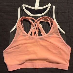 Fabletics sports bras x2